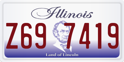 IL license plate Z697419