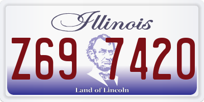 IL license plate Z697420