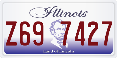 IL license plate Z697427
