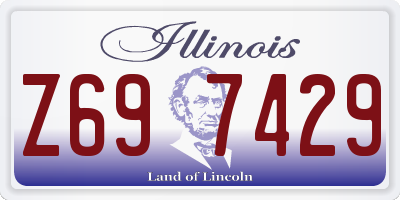 IL license plate Z697429
