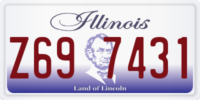 IL license plate Z697431