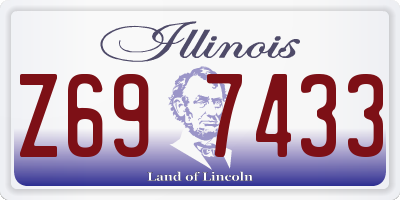IL license plate Z697433