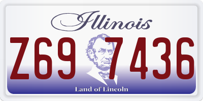 IL license plate Z697436
