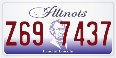 IL license plate Z697437
