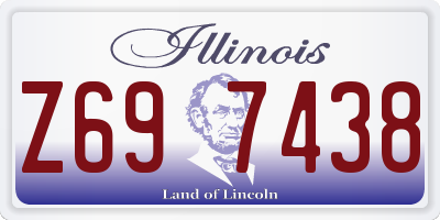 IL license plate Z697438