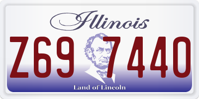 IL license plate Z697440