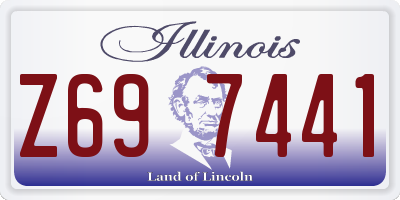 IL license plate Z697441