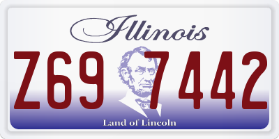 IL license plate Z697442