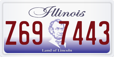 IL license plate Z697443
