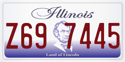 IL license plate Z697445