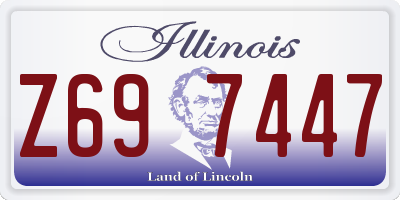 IL license plate Z697447
