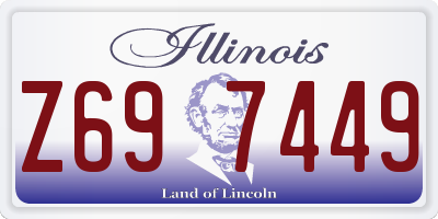 IL license plate Z697449