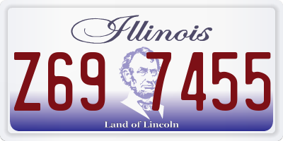 IL license plate Z697455