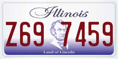 IL license plate Z697459
