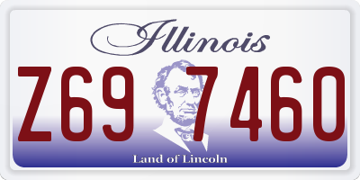 IL license plate Z697460