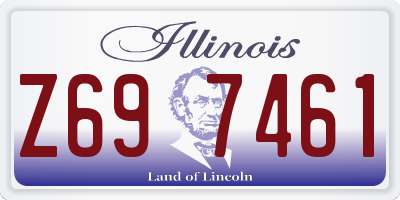 IL license plate Z697461
