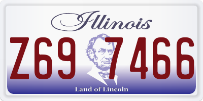 IL license plate Z697466
