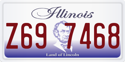 IL license plate Z697468