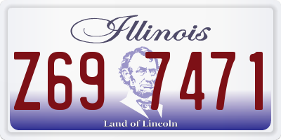 IL license plate Z697471