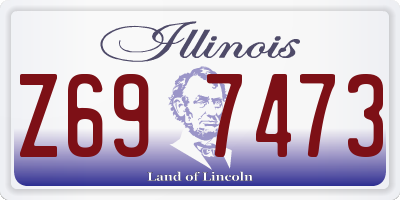 IL license plate Z697473