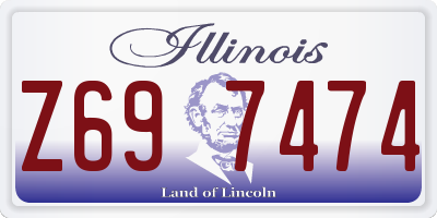 IL license plate Z697474