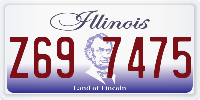IL license plate Z697475