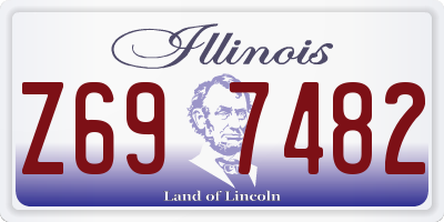 IL license plate Z697482