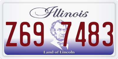 IL license plate Z697483