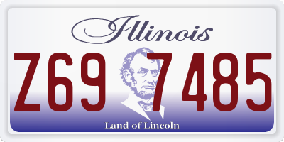 IL license plate Z697485