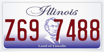 IL license plate Z697488