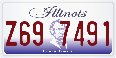IL license plate Z697491