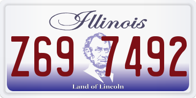 IL license plate Z697492