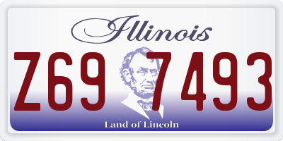 IL license plate Z697493