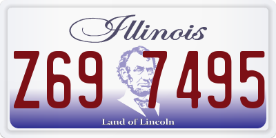 IL license plate Z697495