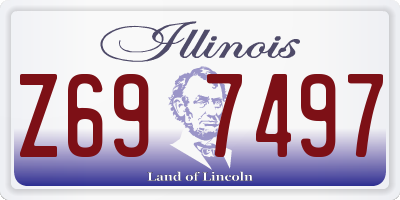 IL license plate Z697497