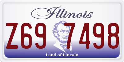 IL license plate Z697498
