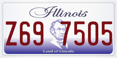 IL license plate Z697505