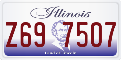 IL license plate Z697507