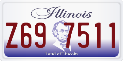 IL license plate Z697511