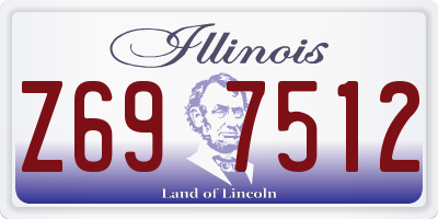 IL license plate Z697512