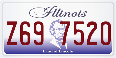 IL license plate Z697520