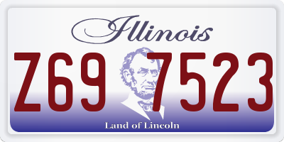 IL license plate Z697523