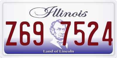 IL license plate Z697524