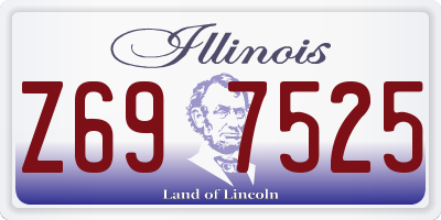 IL license plate Z697525