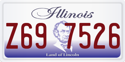 IL license plate Z697526
