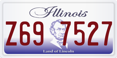 IL license plate Z697527