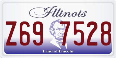 IL license plate Z697528
