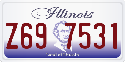 IL license plate Z697531
