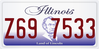IL license plate Z697533