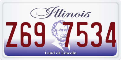 IL license plate Z697534
